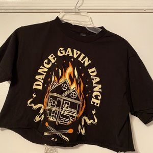 Dance gavin dance cropped shirt